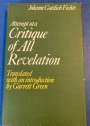 Attempt at a Critique of All Revelation.