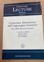 Conformal, Riemannian, and Lagrangian Geometry. The 2000 Barrett Lectures.