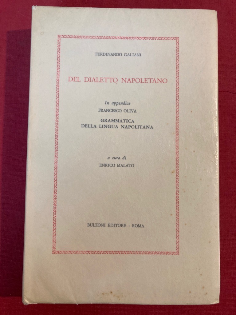 Del Dialetto Napoletano.