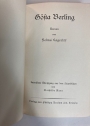 Gösta Berling. Translated from Swedish into German by Mathilde Mann.