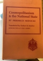 Cosmopolitanism and the National State.