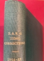 Tidal Gravity Corrections for 1954 ( - 59).