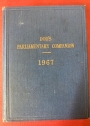 Dod's Parliamentary Companion 1967. New Pariament Edition.