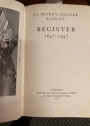 St Peter's College Radley: Register 1847 - 1947.