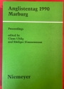 Anglistentag 1990 Marburg. Proceedings of the Conference of the German Association of University Professors of English.
