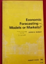 Economic Forecasting - Models or Markets?