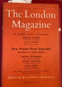New Poems from Australia, Ed. Charles Osborne, (The London Magazine, Vol 6, No 1, 1959)